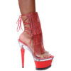 Red 7" Fringe Bootie