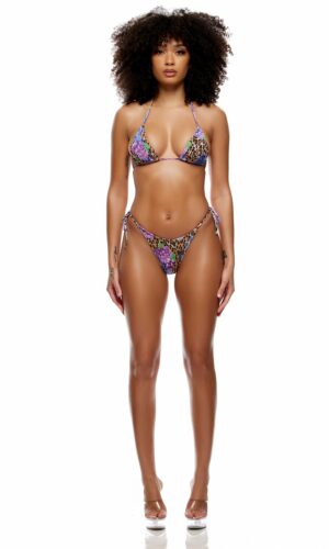 Positano Bikini Set - Cheetah Blue
