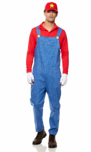 Power Up Men's Video Game Character Costume