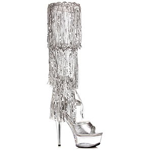 Lady 6″ Fringe Strapped Heel