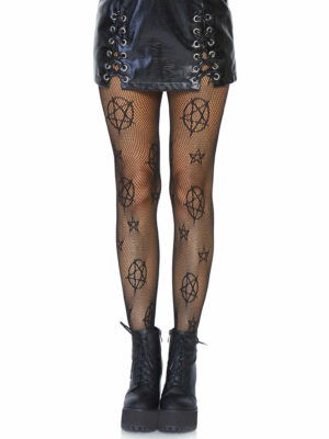 Occult Net Tights - Black