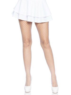 Gaia Spandex Net Industrial Tights - White