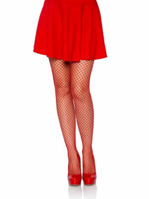 Gaia Spandex Net Industrial Tights - Red