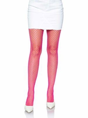 Gaia Spandex Net Industrial Tights - Neon Pink
