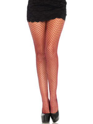 Gaia Spandex Net Industrial Tights - Burgundy