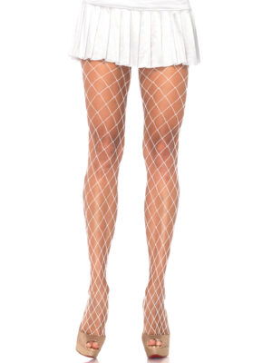 Xena Spandex Diamond Tights - White