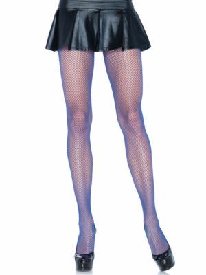 Bette Women's Fishnet Tights - Royal Blue