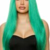 Green Straight Wig