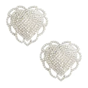 Eff Flowers Crystal Jewel Reusable Silicone Nipple Cover Pasties