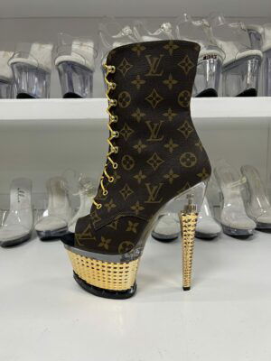 Inspired Brown LV 7" Booties