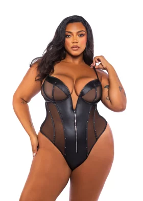 Lust & Leather Plus Size Teddy