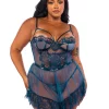 Eden Plus Size Babydoll 2-Piece Set
