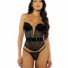 Belle Noir 2-Piece Corset Set