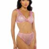 Think Pink Rhinestone Tube 2-Piece Short Set - Pink