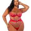 Peppermint Kiss Plus Size Teddy