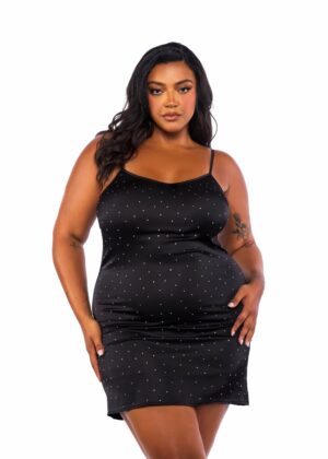 Twinkle Diamante Chemise - Sky Blue