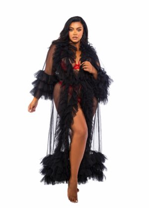 Voguish Glam Plus Size Luxury Robe
