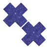 Purple Rain Glitter X Factor Nipple Cover Pasties