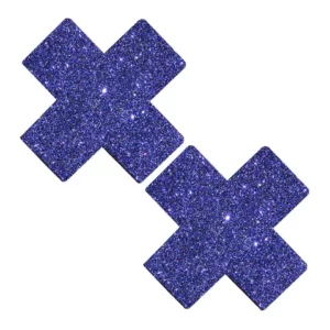 Purple Rain Glitter X Factor Nipple Cover Pasties
