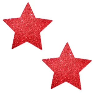 Ravish Me Red Glitter Starry Nights Nipple Cover Pasties