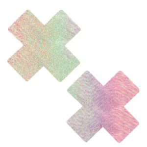 TOTO Pastel Multicolor Animal Print X Factor Nipple Cover Pasties