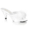 **3" Heel, 1/8" Mini PF Marabou Fur Slide