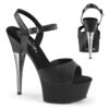 6" Ankle Strap PF Sandal W/RS On Heel