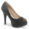 **5 1/4" Heel, 1 1/4" Concealed PF Peep Toe Pump