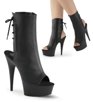 6" Heel, 1 3/4" PF Open Toe/Heel PF Ankle Boot