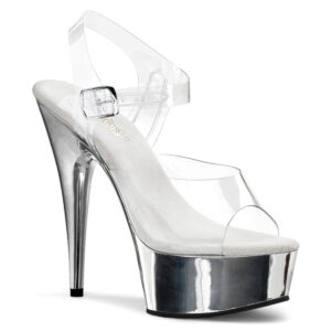 6" Heel, 1 3/4" PF Ankle Strap Sandal