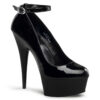 6" Heel Ankle Strap Platform Pump