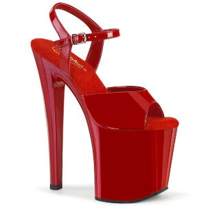8" Heel, 3 3/4" PF Ankle Strap Sandal