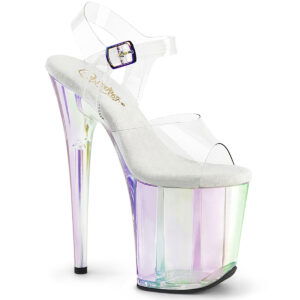 8" Heel, 4" PF Ankle Strap Sandal