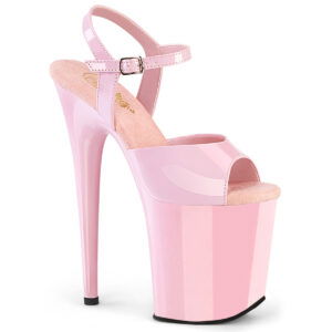 8" Heel, 4" PF Ankle Strap Sandal