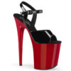 8" Heel, 4" PF Ankle Strap Sandal