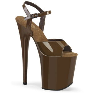 8" Heel, 4" PF Ankle Strap Sandal