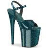 8" Heel, 4" PF Ankle Strap Sandal