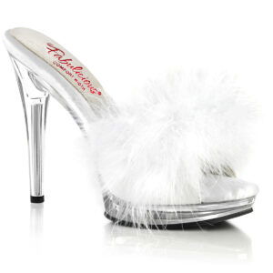 *5" Heel, 3/4" PF Marabou Slipper