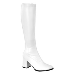 3" Block Heel Gogo Boot, Side Zip