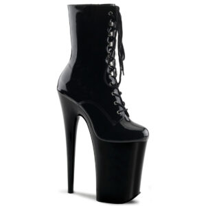 9" Heel, 5 1/4" PF Front Lace-Up Ankle Boot