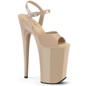 9" Heel, 5 1/4" PF Ankle Strap Sandal