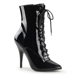 5" Lace-Up Ankle Boot, Side Zip