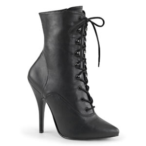 5" Lace-Up Ankle Boot, Side Zip