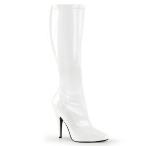 5" Plain Stretch Knee Boot, Side Zip