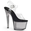 7" Heel, 2 3/4" Tinted PF Ankle Strap Sandal