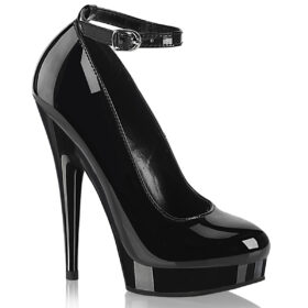 **6" Heel, 1" PF Ankle Strap Pump