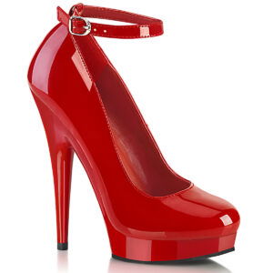 *6" Heel, 1" PF Ankle Strap Pump